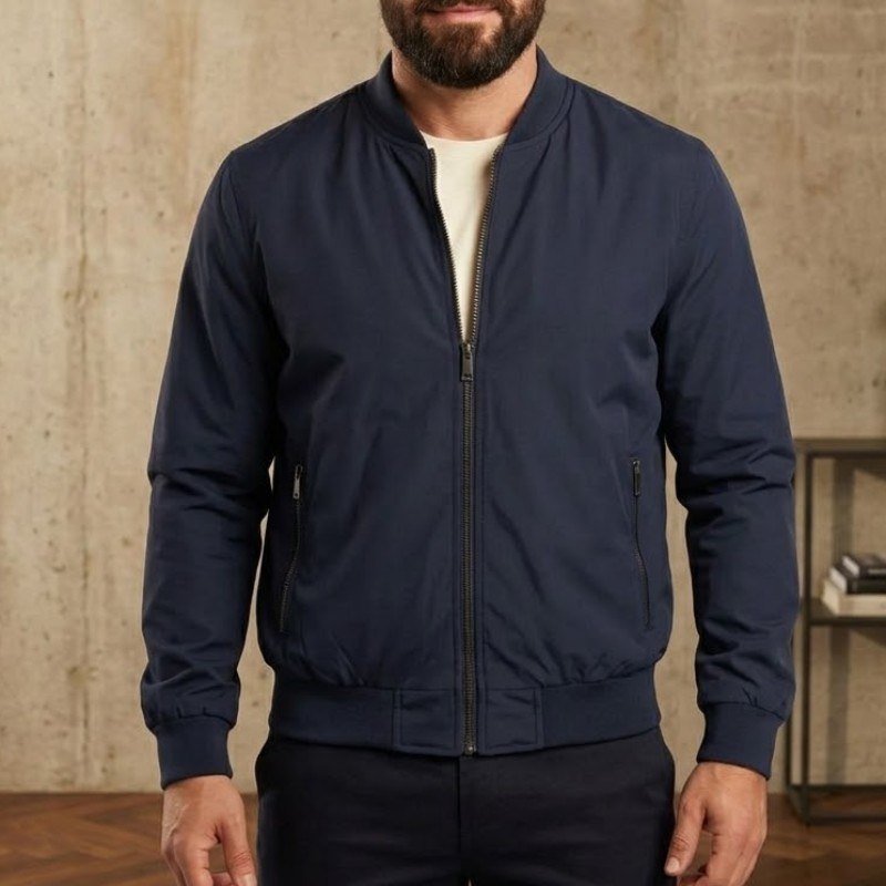 Casaco Corta Vento Plus Size Masculino Forrado Pelinho