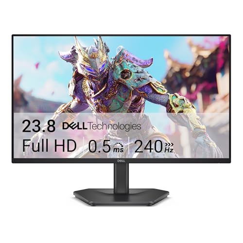 Monitor Dell 24" Full HD (1920 x 1080) com 240 Hz e Painel IPS