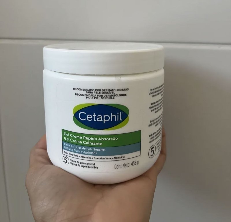 Gel Creme Hidratante Corporal para Pele Sensível Cetaphil 453g