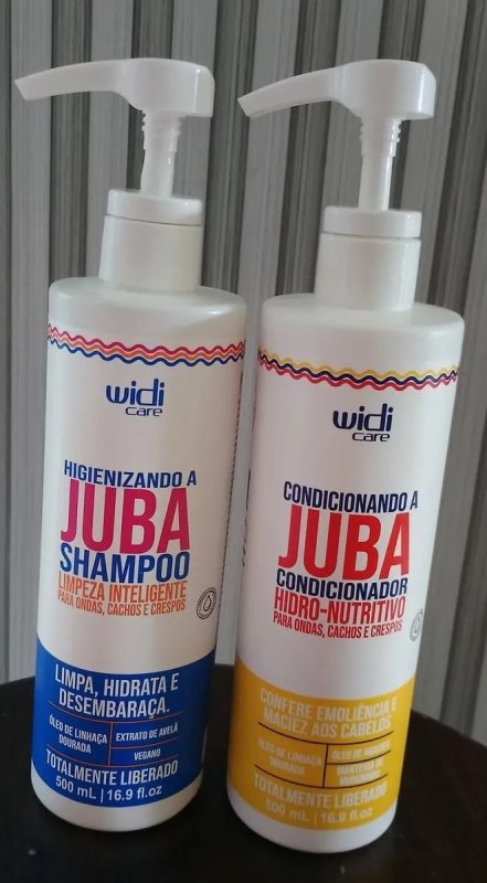 Kit Widi Care Juba Condicionador 500ml + Shampoo 500ml