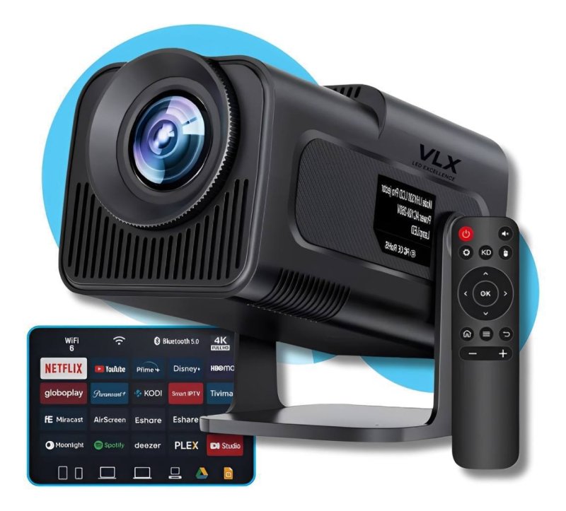 Projetor 4k Ultra Hd Hy320 Smart Wi-fi 6 Bluetooth Android