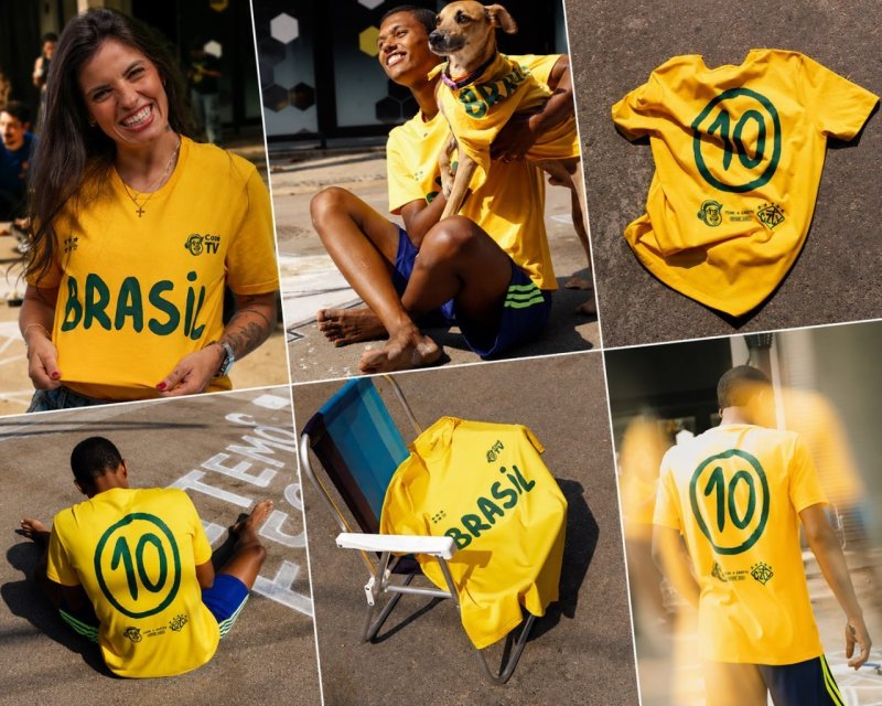 Camisa 10 Brasil Cazétv - Copa do Mundo 2026 - 100% Algodão