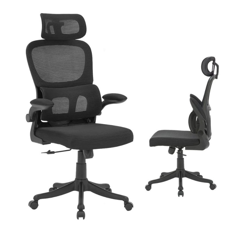 Cadeira Python Fly Ergonômica Diretor Giratória Mesh com Apoio de Braço