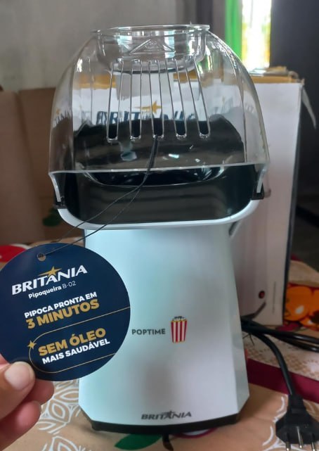 Pipoqueira Pop Time Branco 220V Britânia