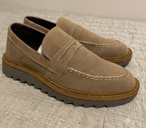 Sapato Masculino Camurça Loafer Tratorado Duprado Premium