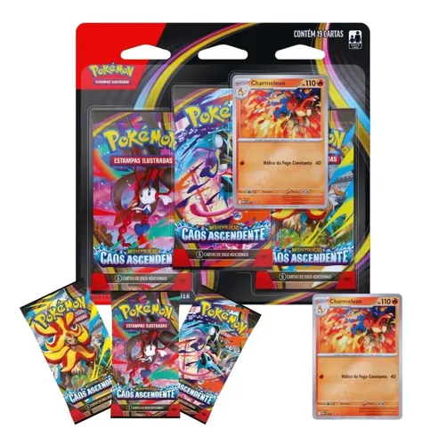 Pack de blisters Pokémon TCG Caos Ascendente