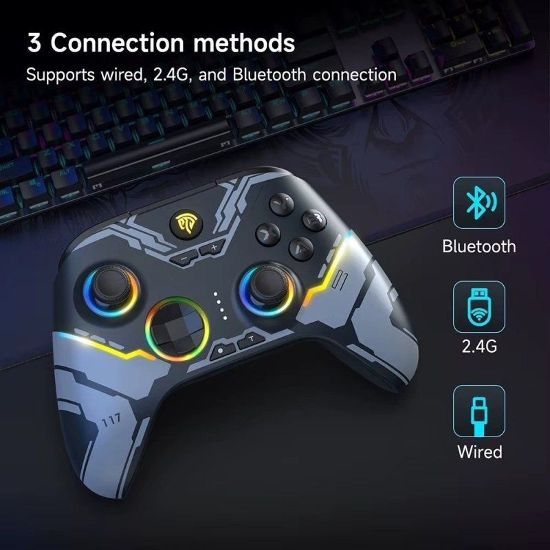 Controle Sem Fio EasySMX X15 Hall Effect