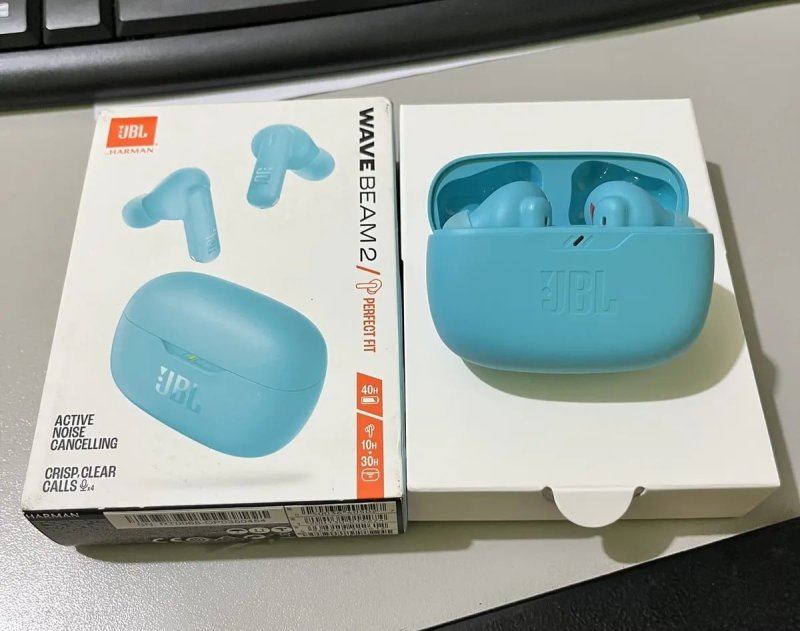 JBL Wave Beam 2 Azul Fone Bluetooth
