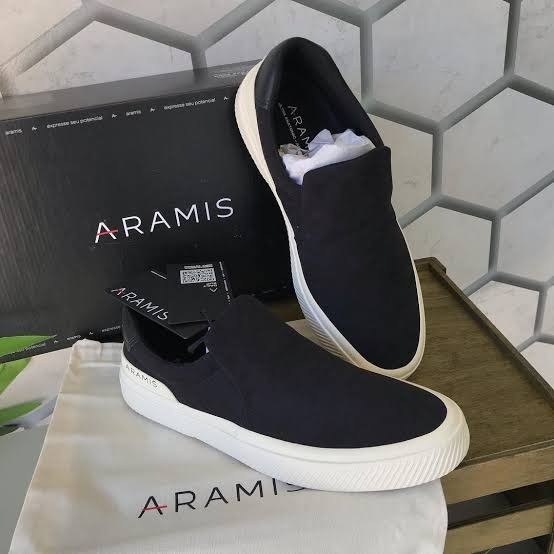 Tênis Aramis Daily Slip Canvas Preto