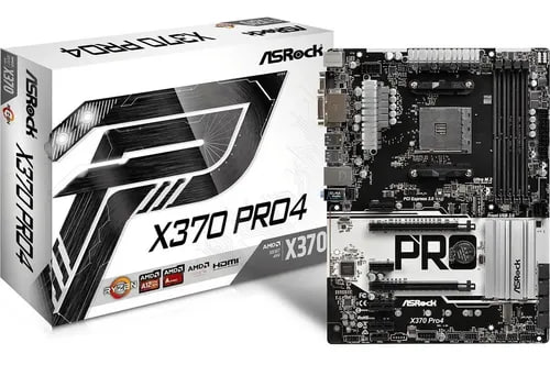 Placa-Mãe ASROCK X370 Pro4 (AM4) usada