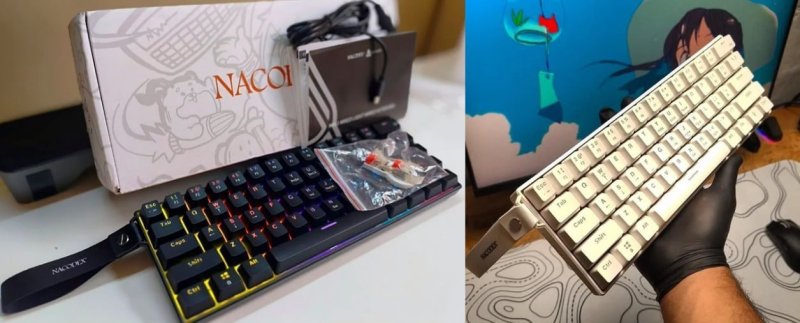 Teclado Mecanico Ajazz X Nacodex NK61 , Switch Red