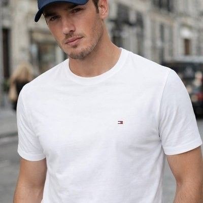 Camiseta Tommy Hilfiger Essential Cotton Icon Branca