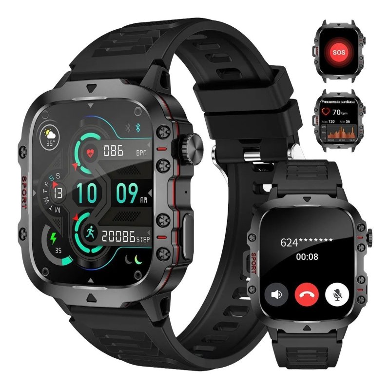 Smartwatch FoxBox Tático BW0667A Preto
