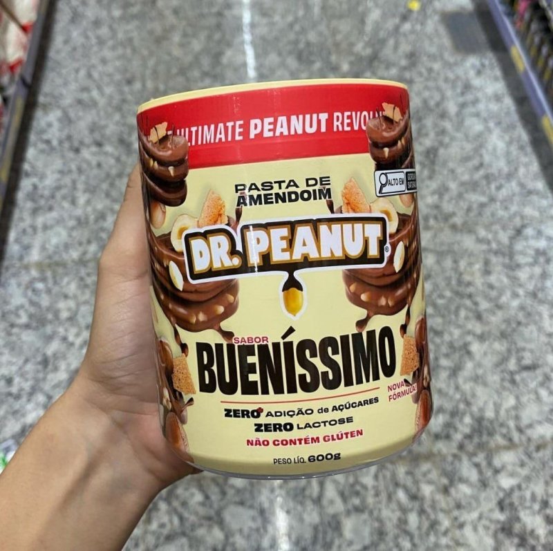 Pasta de Amendoim com Whey Bueníssimo 600g Dr. Peanut