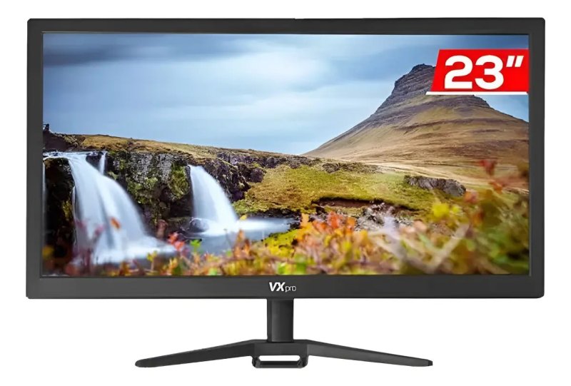 Monitor 19 Polegada Led Hd 60hz Vx190x Pc Jogo Preto