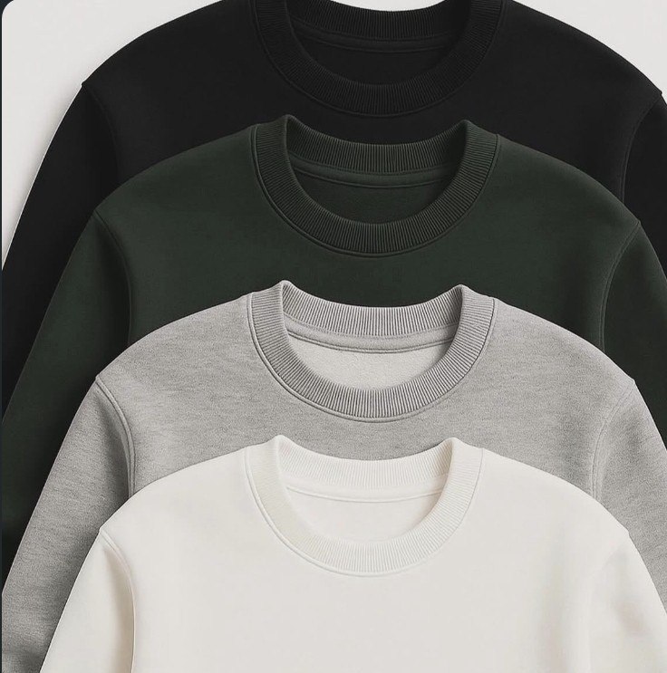 Blusa Moletom Flanelado Gola Careca Tecido Macio Premium