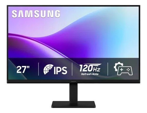 Monitor Gamer Samsung 27" FHD, 120 Hz, HDMI, Preto, S3