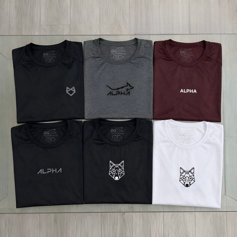 Kit 6 Camisetas Mais Procuradas Alpha