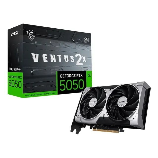 Placa De Vídeo Nvidia Geforce Msi Rtx5050 8gb Ventus 2x Oc