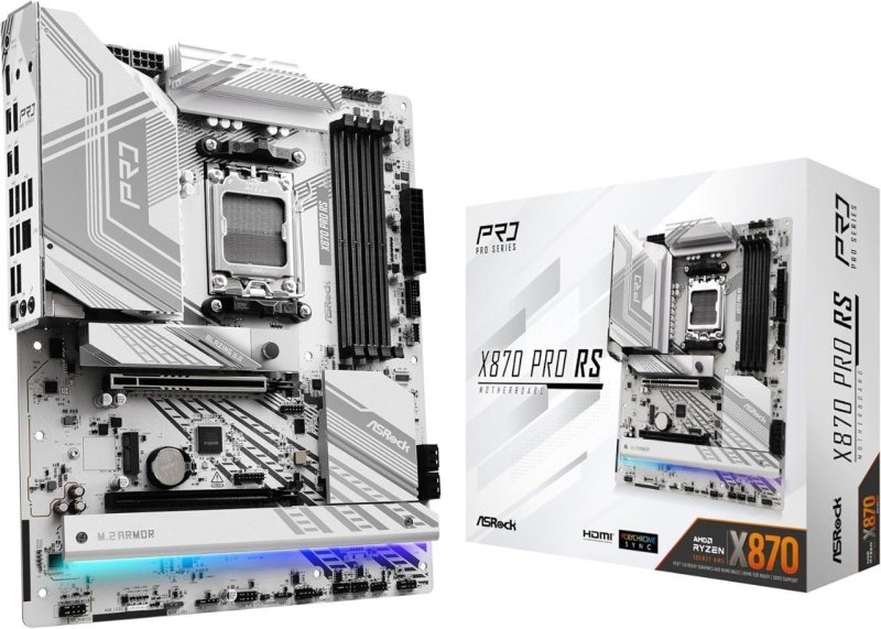 ASRock Placa mãe X870 Pro RS AMD Ryzen Socket AM5
