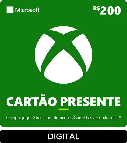 Gift Cards XBOX com 10% OFF no Mercado Livre