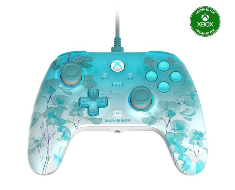 Controle GameSir T7 Pro Floral para Xbox com Joystick de Efeito Hall