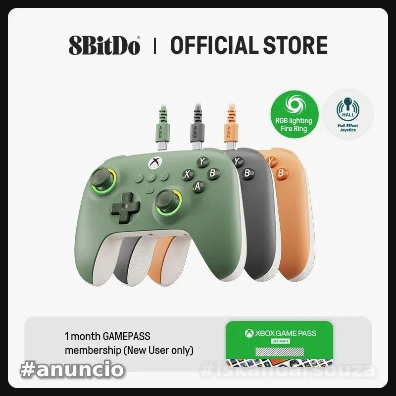 Controle para Xbox com fio - 8Bitdo Ultimate C