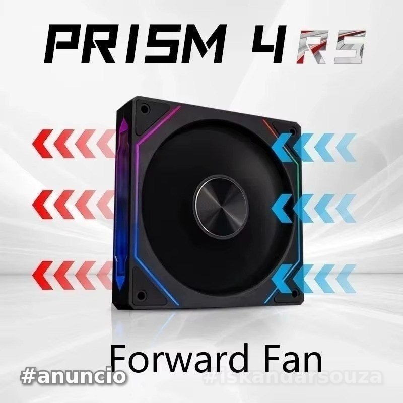 Kit Fan PRISM 4RS aRGB fans 4 rs 5v (Black 5PRO-BK-F)