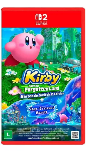 Kirby and the Forgotten Land + Star-Crossed World - Mídia Física