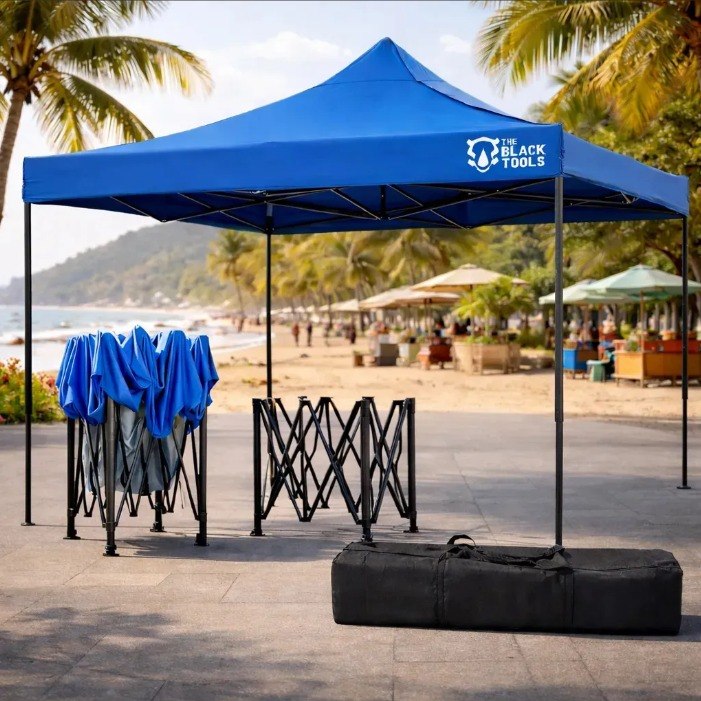 Tenda Sanfonada 3x3m Ajustável com Bolsa The Black Tools