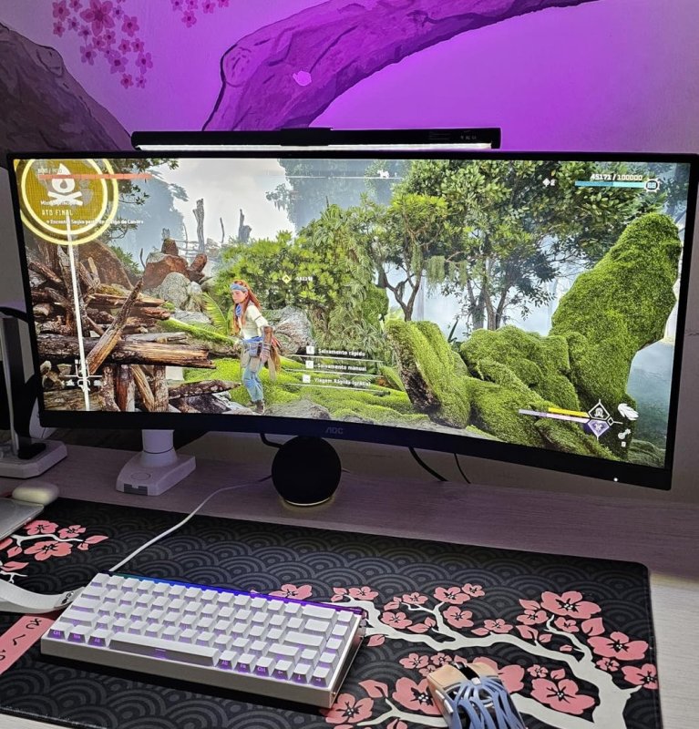 Monitor Gamer Curvo AOC AGON QUAD 34" Ultrawide 180HZ