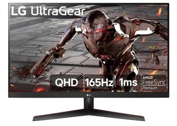 Monitor LG Ultragear 32gn600 - 32  2k Qhd 165hz, 1ms (mbr), Hdr10, Free Sync Preto 127/220v