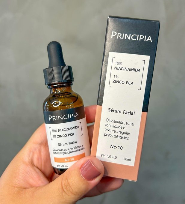 Principia Sérum 10% Niacinamida + 1% Zinco Pca NC-10 30Ml + Frete Grátis