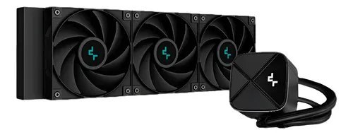 Refrigeração Líquida Led Deepcool LS720S Zero Dark BK Sem RG Preto