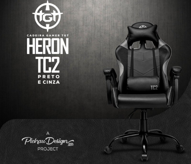 Cadeira Gamer Tgt Heron Tc2, Preto