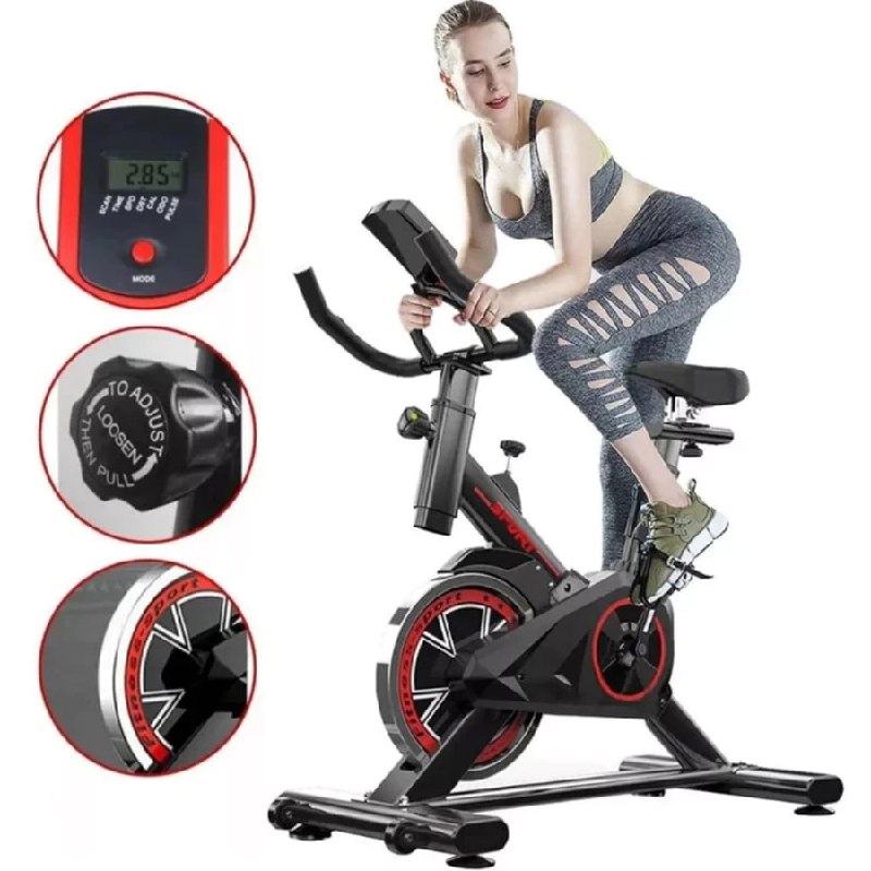 Bicicleta Ergométrica Spinning Fitness 120kg Alta Performance
