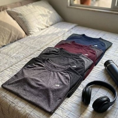 Kit 4 Camisetas Masculina Dry Fit Premium Camisa Academia Kit