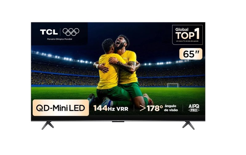 Smart TV TCL 65 Polegadas QLED Mini LED 4K C6K WiFi, 65C6K