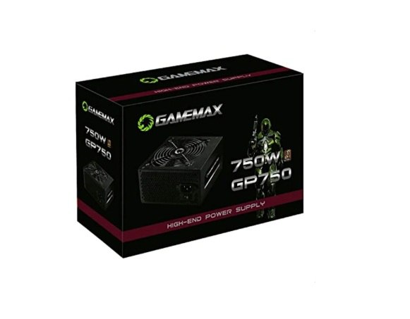 Fonte De Alimentacao 750w GP750, 80 Plus Bronze, Gamemax, Preto