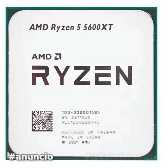 Ryzen 5 5600XT AMD AM4 4.7 GHz 6 Cores 12 Threads (novo S/Box)