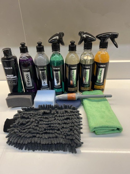 Kit Lavagem Completa Shampoo V-floc Cera Blend Sintra Fast Intense Vonixx