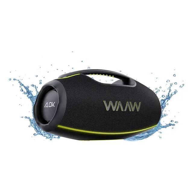 Caixa De Som Boombox Waaw By Alok Hyperboom 1000 Bluetooth À Prova D'água 180w Rms