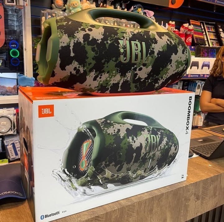 Caixa De Som Bluetooth Boombox 4 Camuflado JBL