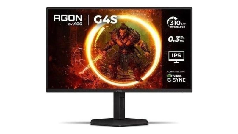 Monitor Gamer AOC AGON G4S 24,5 310Hz 0.3ms HDR10 IPS Base Ajustável