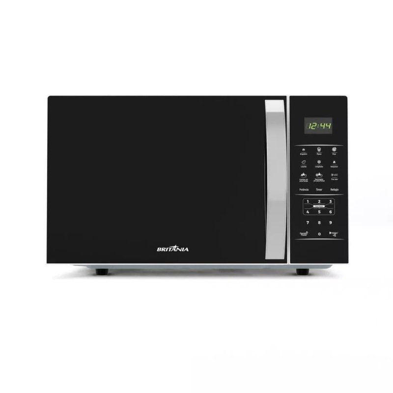Micro-ondas Britânia 28L Espelhado Pintura Limpa Fácil BMO30 220v
