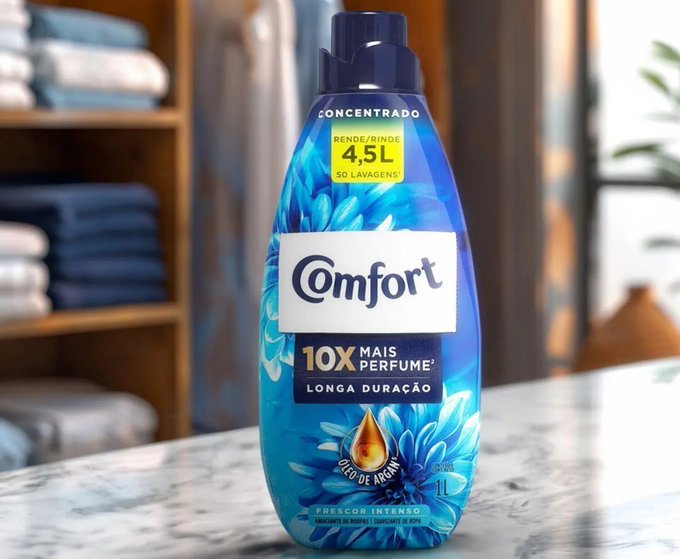 Comfort Amaciante Concentrado Frescor Intenso 1L