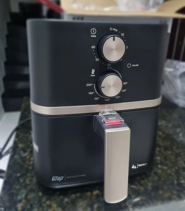 WAP Fritadeira Elétrica Air Fryer FAMILY 4 Litros
