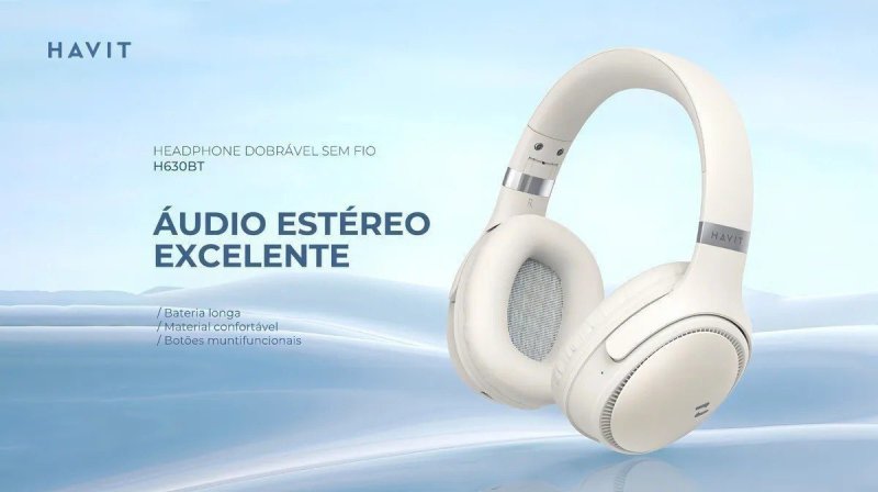 Headset Gamer Havit H630bt Bluetooth 5.3 On-ear 3d