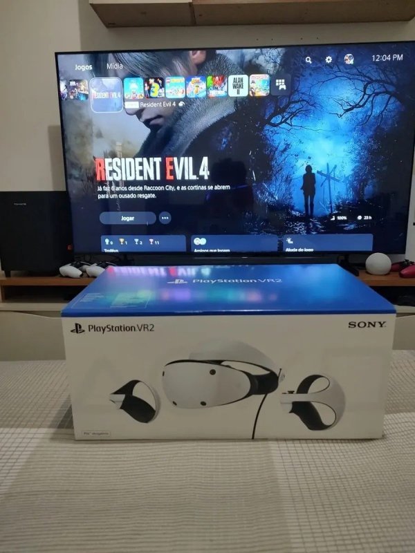 PlayStation VR 2 PS5 headset de realidade virtual branco