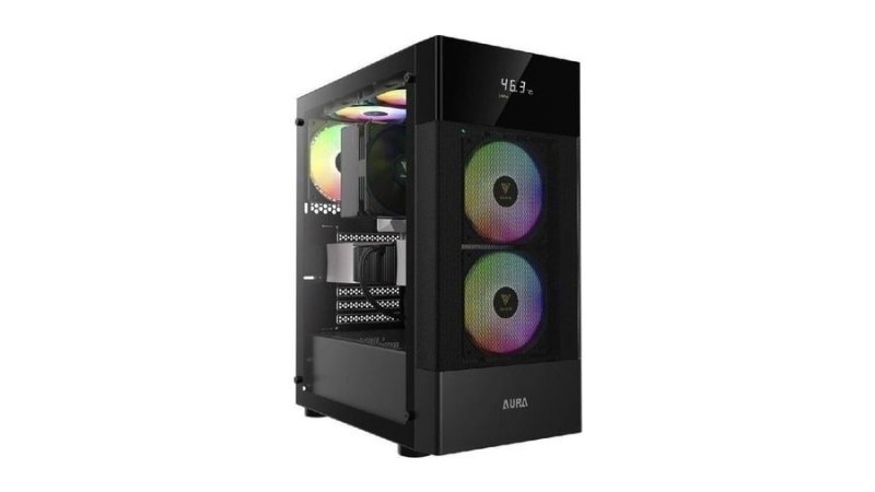 Gabinete Gamer Aura Gc5 Elite Argb Com 3 Fans Preto Gamdias